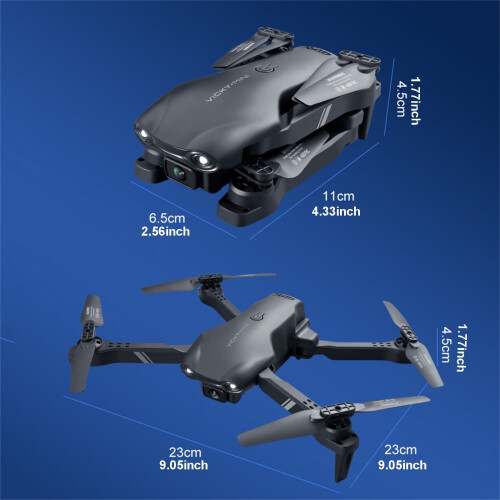 Viflosae V13 6K HD Camera Drone, Παιχνίδι Αεροσκάφους με Τηλεχειριστήριο για Εφήβους, Συμβατό 2