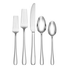 Lenox Oneida Waverly 20-delige bestekset, geschikt voor 4 personen, vaatwasmachinebestendig, spiegelglans