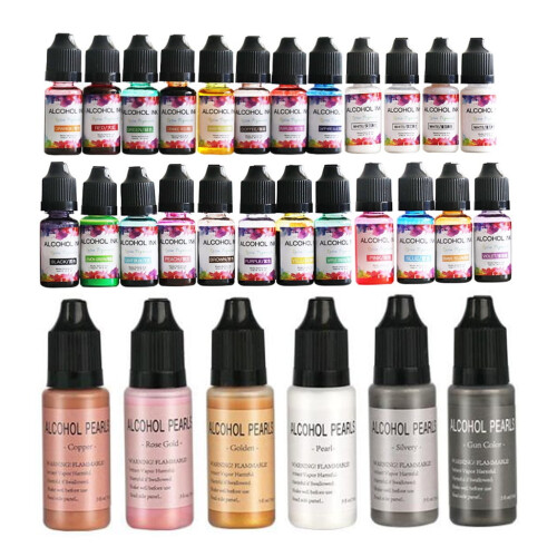 30Colors Art Ink Αλκοολική ρητίνη χρωστική ουσία κιτ συμπυκνωμένης εποξειδικής ρητίνης