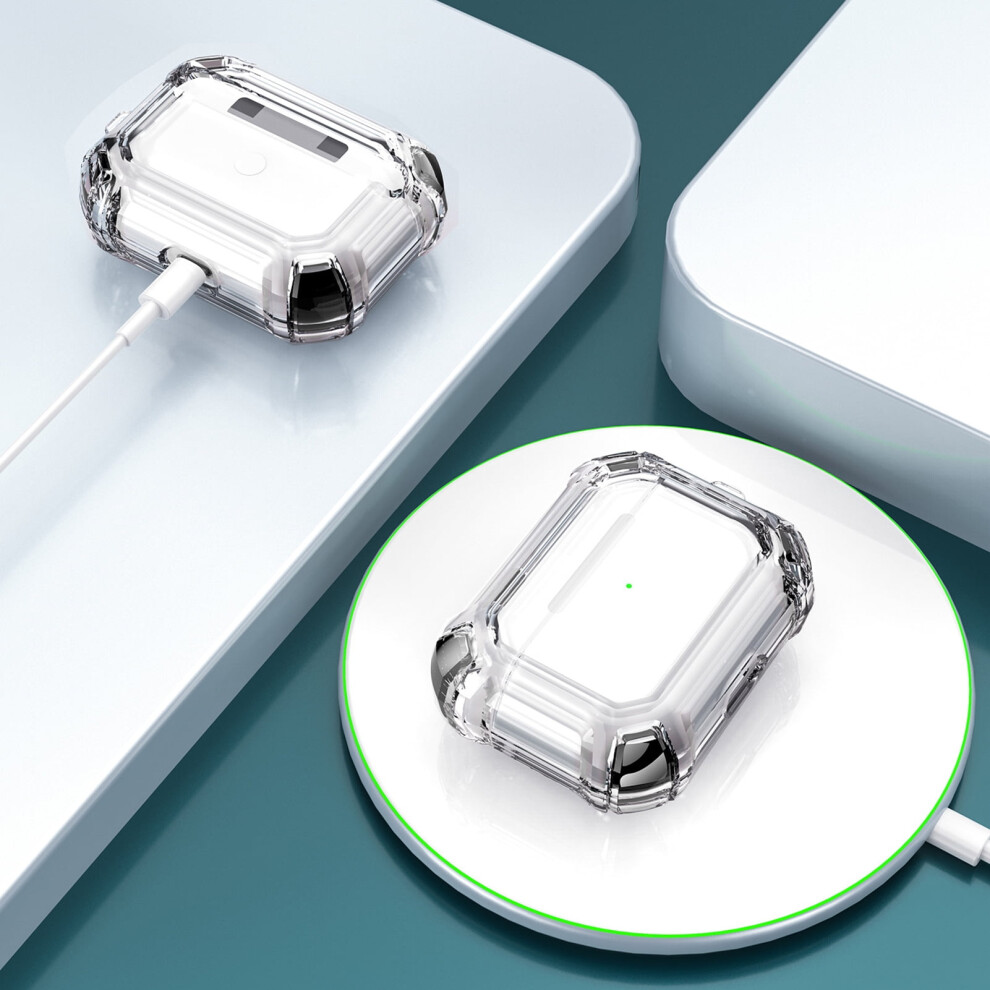 Transparent Headphone Case For Airpods Pro, Anti-Drop Detachable Soft Accessory, Compatible With Airpods Pro 9482828409134