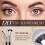 Σετ 5 τεμαχίων πινέλων φρυδιών και βλεφαρίδων, πτυσσόμενο ραβδί με γωνία, χτένα 6