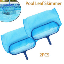 2pcs Pool Leaf Skimmer Surface Net Plastic Handle Swimming Pool Spa w/Magnet