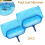 2pcs Pool Leaf Skimmer Surface Net Plastic Handle Swimming Pool Spa w/Magnet 1