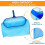 2pcs Pool Leaf Skimmer Surface Net Plastic Handle Swimming Pool Spa w/Magnet 2