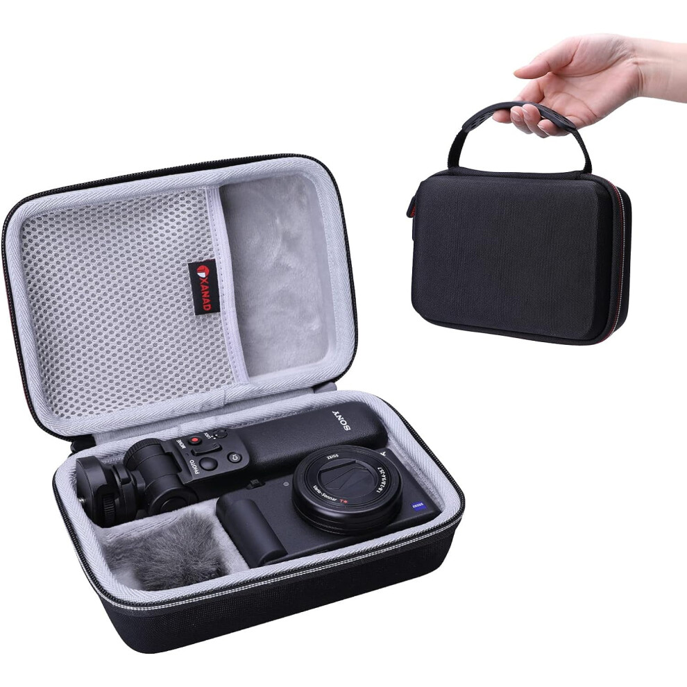 Xanad Hard Case For Compatible With Sony Zv-1/Compatible With Sony Zv-1 Ii/Compatible With Sony Zv-1F With Vlogger Kit Tripod (Gp-Vpt2 Bt) 9482726641605