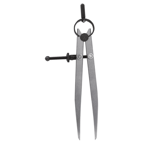 2pcs 6 Inch Adjustable Lockable Steel Divider Wing Leather Compass 1