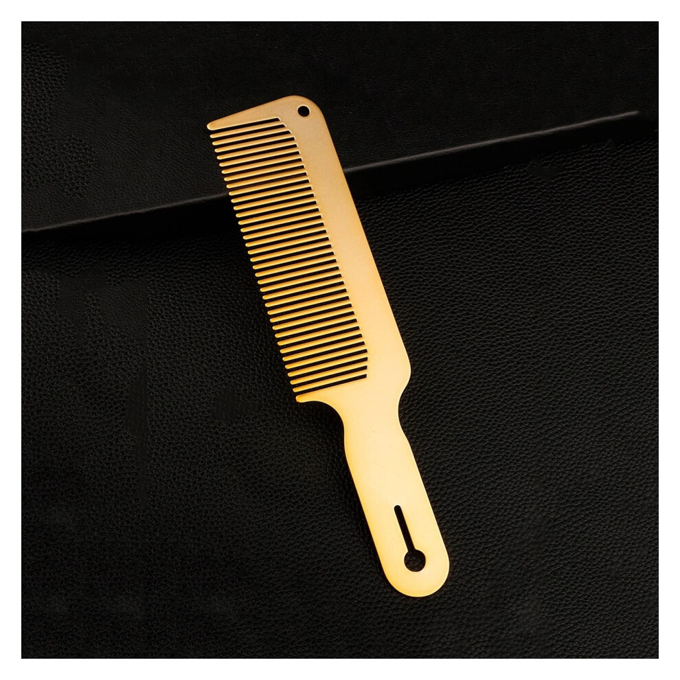 Unisex Professional Hair Cutting Comb Size B Steel Flat Clipper Comb For Salon Stylists And Barbers