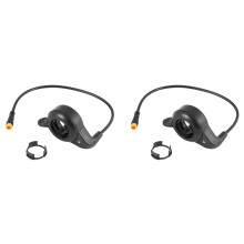 2x E-bike vinger-duimgashendel, FT-21X E-bike gaspedaal, elektrische scooter/elektrische fiets onderdelenset (waterdicht)