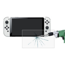 Protection d'écran OLED en verre trempé compatible avec la Nintendo Switch