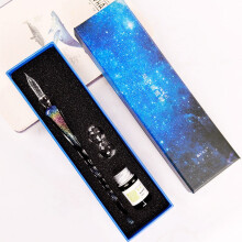 Winysin Krystallglassdyppepenn Farget Glasspenn Kreativ Forretningskontorpenn Gave 5ML