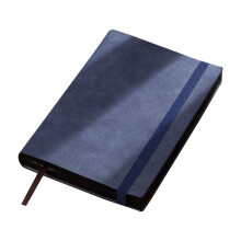 Agenda/Quaderno A5 spesso blu, 320 pagine, in pelle, per studenti, articoli di cancelleria per ufficio, per scrivere e prendere appunti.