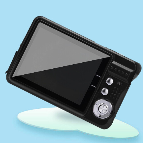 Παιδική κάμερα Oggfader18MP, βίντεο 720P, ζουμ 8X, οθόνη 2,7", ενσωματωμένη μπαταρία, μαύρη -