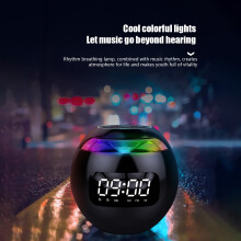 Reloj despertador Bluetooth Vmvidoty, audio, altavoz Bluetooth inalámbrico, alarma dual portátil, ofertas de acceso anticipado
