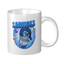 Inside Out Comics krus kaffekop til kakao, te, drikkevarer | Rummer 340 g keramisk camperkrus lille kaffekop
