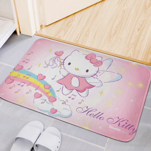 Χαριτωμένο χαλάκι μπάνιου Hello Kitty αντιολισθητικό πλενόμενο χαλάκι δαπέδου από 1