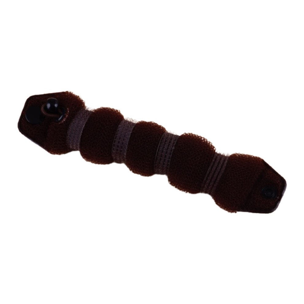 Hair Styling Rollers with Snap Design Hair Bun Maker, Durable Nylon, Two Sizes for Quick Updo