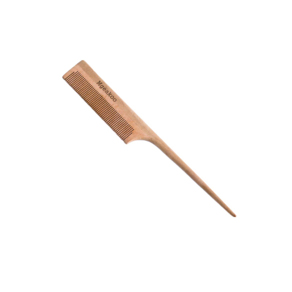 Unisex Sandalwood Comb For Women Fine Tooth Wood Hair Comb With Precise Sectioning Tail Static Styling