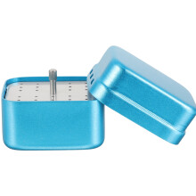 Dental Bur Box Dental Disinfection Case Dental Burs Organizer Lightweight Dental Needle Holder Holes Dental Bur Block