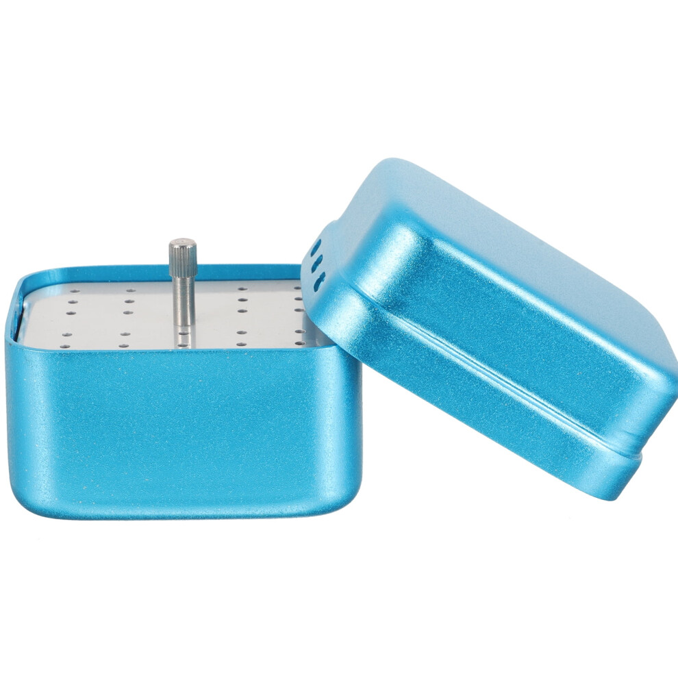 Dental Bur Box Dental Disinfection Case Dental Burs Organizer Lightweight Dental Needle Holder Holes Dental Bur Block