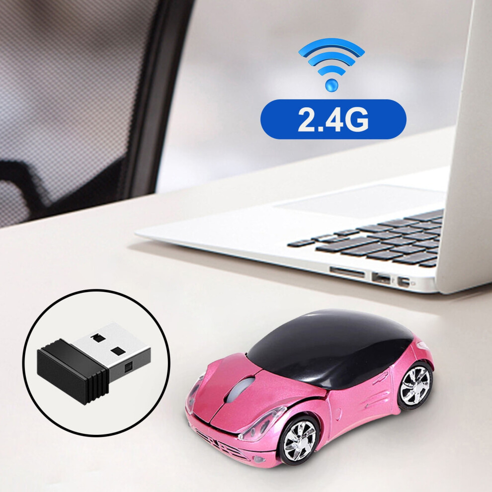 Quinlirra Easter Gifts For Women And Men Clearance 2.4Ghz 1200Dpi Car-Shape Wireless Optical Mouse Usb Scroll Mice For Pc Tablet Laptop Computer 9482726646730