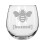 Wine Glass for Red or White Wine Buzzed Bee (16 oz Stemless) 1