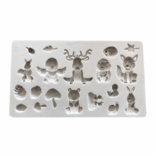 Jacenvly Outdoor Christmas Decorations Clearance Fondant Forest Silicone Baking Tools Epoxy Cake Decoration Chocolate Christmas Lights