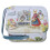 Vintage Rabbit Pattern Candy Box - Portable, Sealed with Handle, Multi-functional Gift Tin for Easter, Holiday Cookies (Compatible with SUSUchens) 2