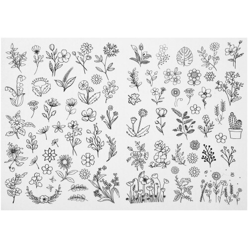 1 Sheet Water Soluble Embroidery Stabilizer Alphabet Shaped Sewing Stabilizer Embroidery Tools