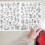 1 Sheet Water Soluble Embroidery Stabilizer Alphabet Shaped Sewing Stabilizer Embroidery Tools 5
