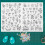 1 Sheet Water Soluble Embroidery Stabilizer Alphabet Shaped Sewing Stabilizer Embroidery Tools 7