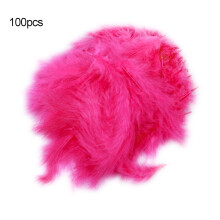 100Pcs 10cm Fluffy Plume Feather DIY Carnival Party Wedding Clothes Sewing Craft