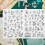 1 Sheet Water Soluble Embroidery Stabilizer Alphabet Shaped Sewing Stabilizer Embroidery Tools 4