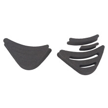 ZONHEBIN 1 Pair of Thickened Sponge Adjustable High-heeled Pad Foot Brace Plug Shoe Filler (Black)