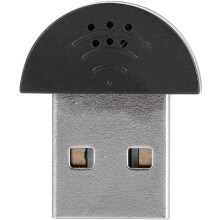 Mini USB 2.0 for Laptop/Desktop, Voice Recognition Driver-Free Audio Receiver Adapter, Portable Noise