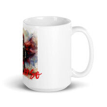 Cane Corso Roman Sol White glossy mug (15 oz)