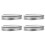 Mason Jar Sprouting Lids 4 Pack Stainless Steel Mesh Stands 1