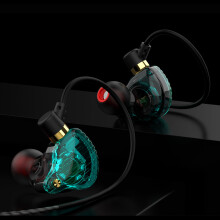 Txmfgh Clear Call Earphones with LED In-Ear Gaming Sports Music Wired Microphone: Transparent Outer Surface for Minimal Delay - Enjoy Crisp Audio