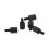 200Pcs M3 Thread 8mm+6mm PCB Fixed Nylon Hex Standoff Spacer Pillar 5
