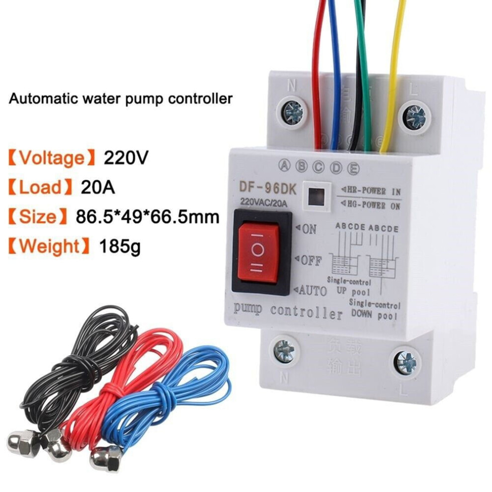 Bosisa Automatic Water Pump Controller Switch Tank Liquid Level Detection 20A 220V 50Hz 9482828415999
