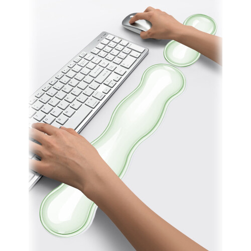 Αναβαθμισμένο σετ βάσης καρπού και mousepad πληκτρολογίου από αφρό μνήμης - Συμβατό