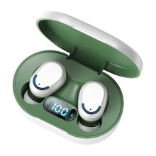 Quinlirra draadloze oordopjes Bluetooth oordopjes M1Metal in-ear met slim digitaal scherm, verjaardagscadeau voor vrouwen