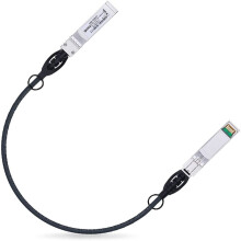 Cábla Twinax 10G SFP+, Cábla Éighníomhach Copair Ceangail Dhíreach (DAC), 0.3m (0.98ft), do Cisco SFP-H10GB-CU0.3M, Meraki,