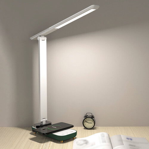 Επιτραπέζιο φωτιστικό LED Lmueinov15W με ασύρματη φόρτιση, πτυσσόμενο και