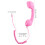 Receptor de celular retrô UKCOCO de 3,5 mm para smartphone, estilo antigo (rosa) 5