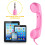 Receptor de celular retrô UKCOCO de 3,5 mm para smartphone, estilo antigo (rosa) 2