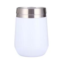 Utensílios de Cozinha Tahtuvzn, Taça de Vinho sem Haste em Aço Inoxidável Fluorescente com Isolamento a Vácuo de Parede Dupla, Presentes em