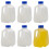 Cornucopia Brands Πλαστικές κανάτες 32oz (συσκευασία των 6). Μπουκάλια 1 λίτρου / 32 ουγγιών με 1