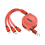 Jacenvly2024Νέο 5-Gear RetractableΚαλώδιο USB 3-σε-1, Type-C/Micro USB/iOS, Συμβατό με, Μέγιστο 120cm, Γρήγορη 1