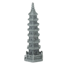 Simulovaná veža Wenchang, domáca dekorácia, pagoda, socha, malá, DIY, bonsaj, záhradné dekorácie.
