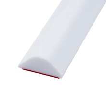 Collapsible Shower Threshold Water Barrier with Silicone Seal Strip for Dry Wet Separation